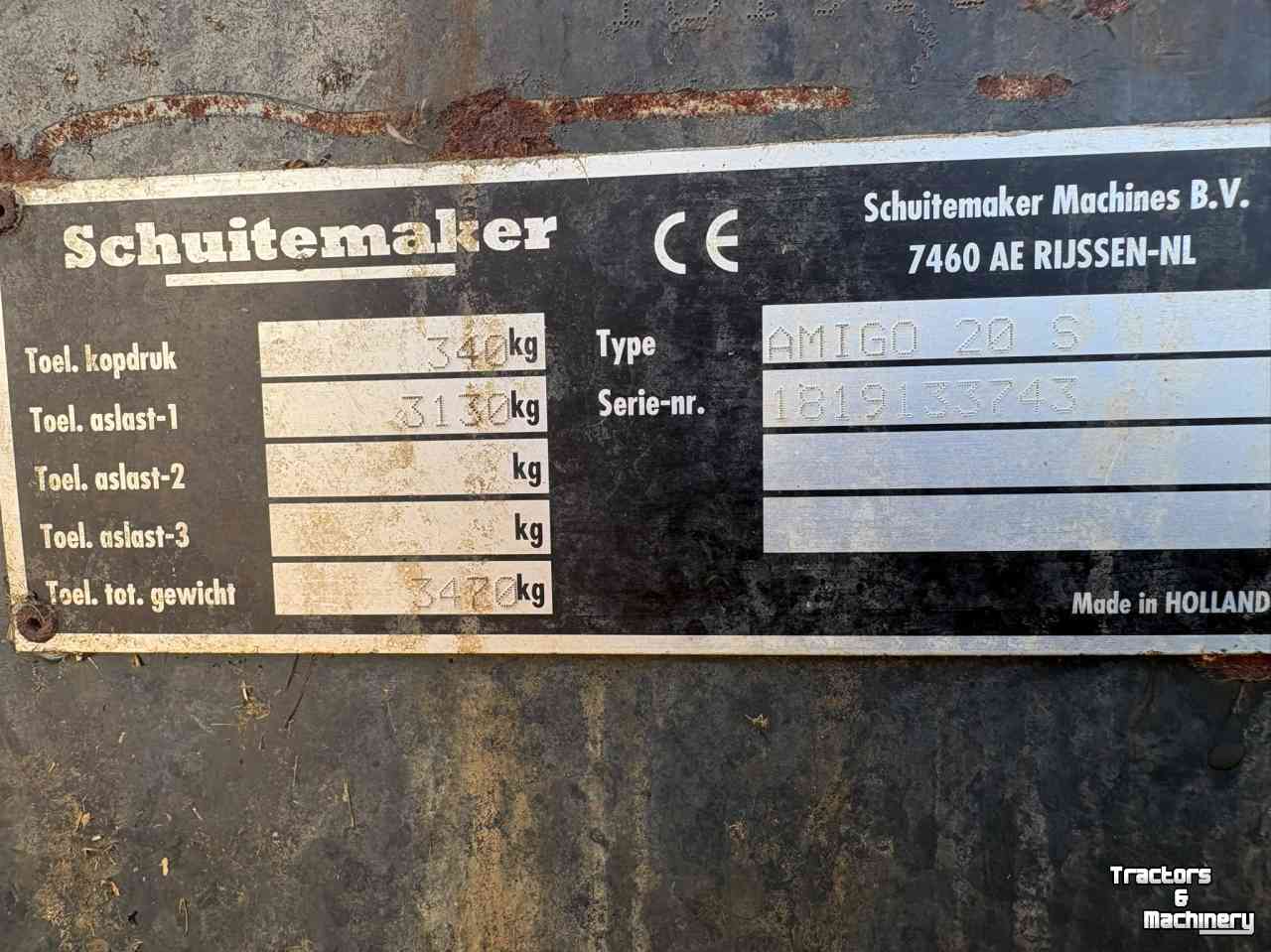Siloblockverteilwagen Schuitemaker Amigo 20 S