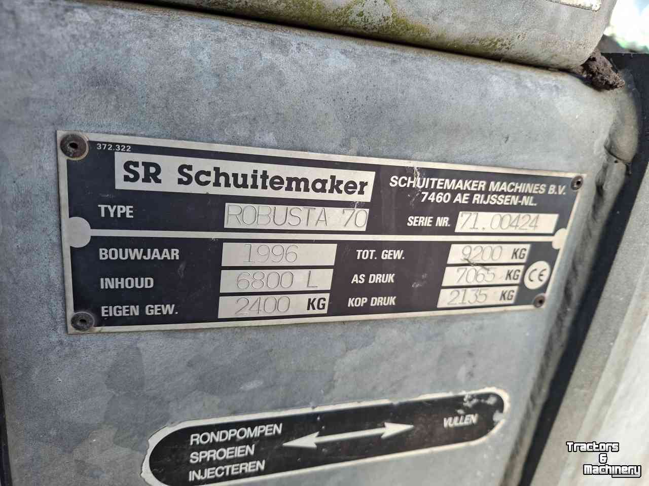 Gülletankwagen / Güllefässer Slootsmid schuitemaker Robusta 7.0