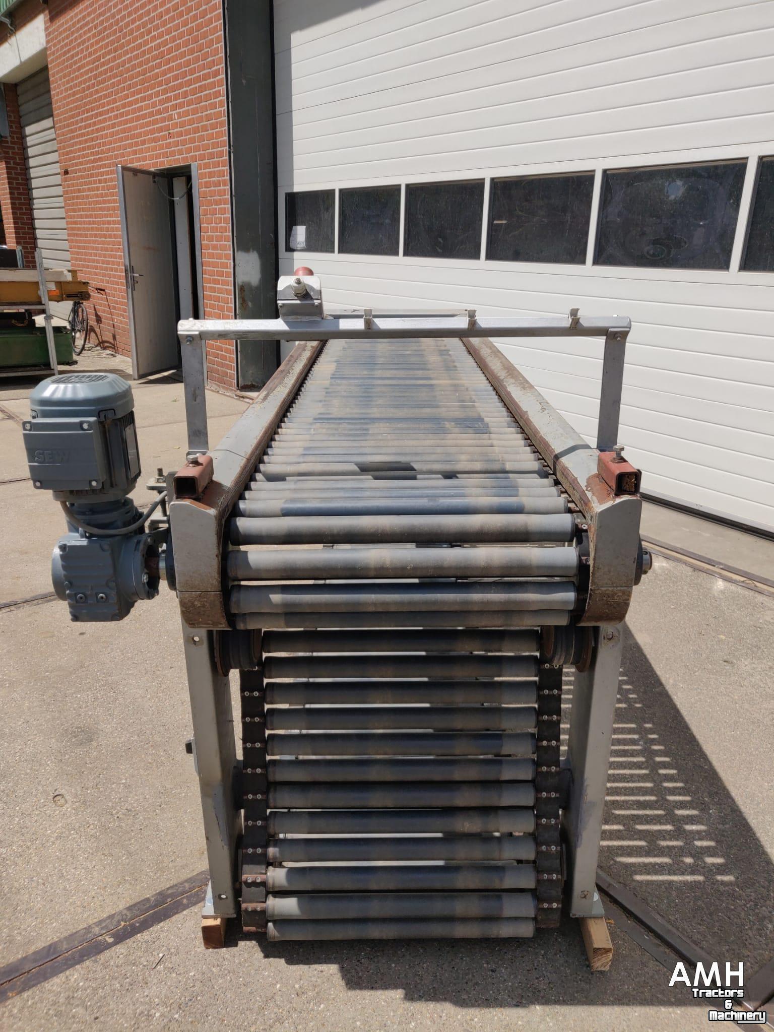 Sortiermaschine Grisnich Rollenleestafel 3050x600 ROLLENLEESTAFEL ROLLER INSPECTION BELT ROLLENVERLESETISCH
