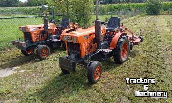 Gartentraktoren Kubota B 7001 E en B 6001 2WD SmalspoorTractoren