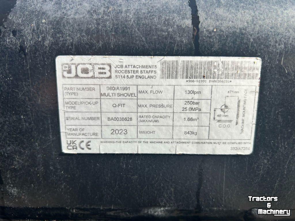 Silage Greifschaufel  / Greifgabel JCB PELIKAANBAK 2.45 MTR QFIT