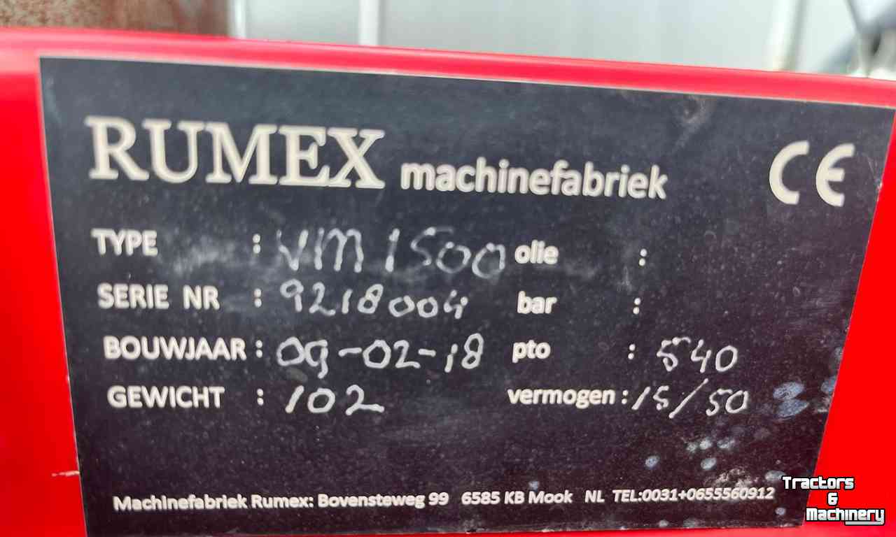 Kehrmaschine Rumex VM1500