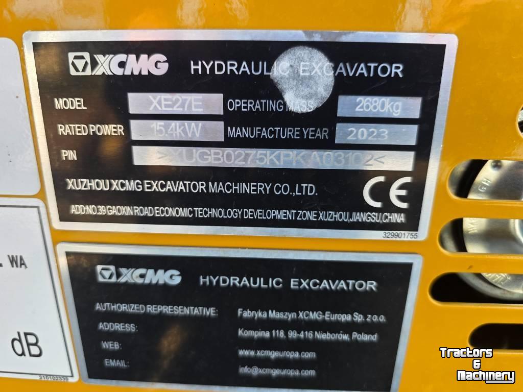 Minibagger XCMG XE 27 E