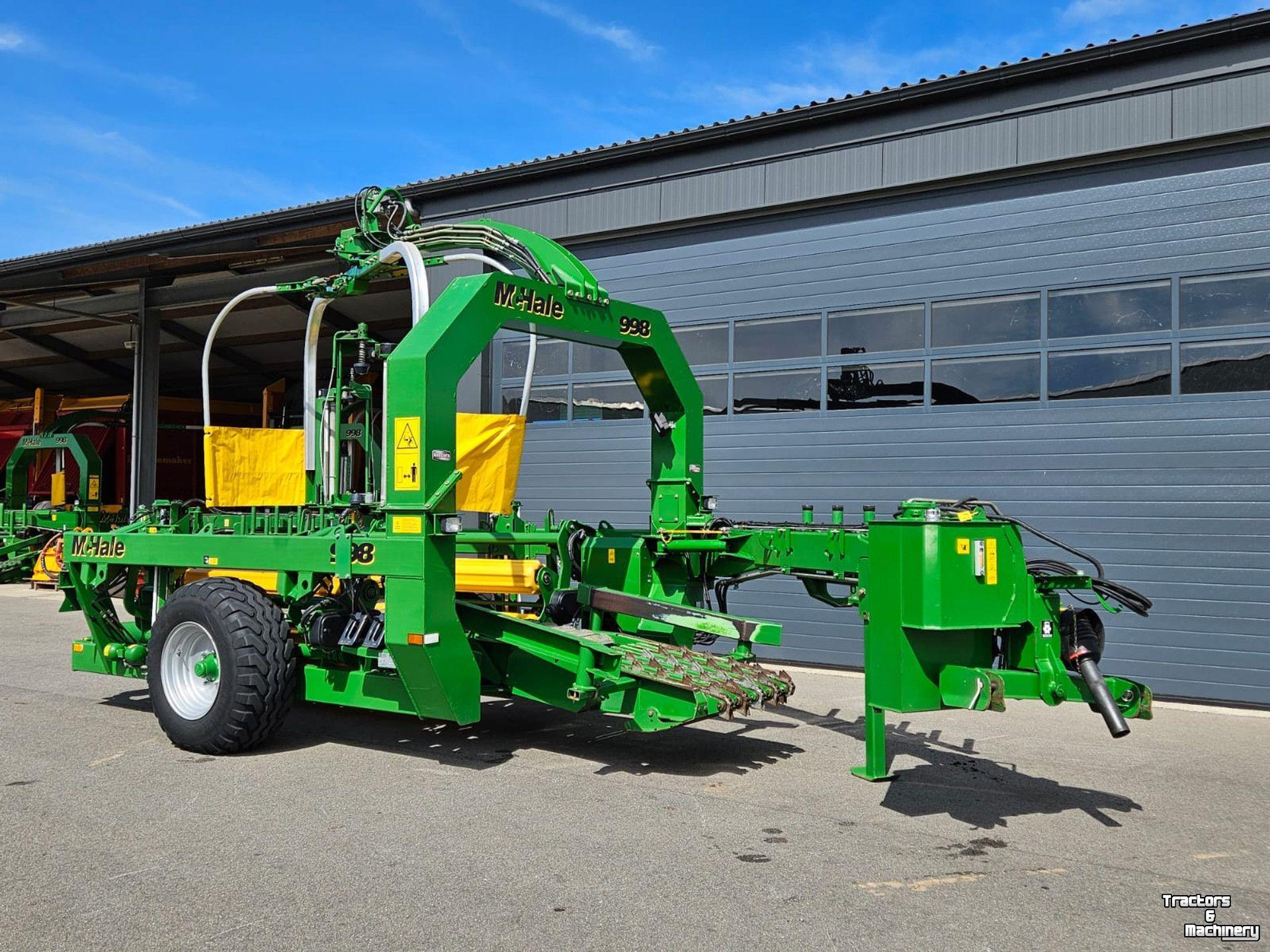 Ballenwickelmaschine McHale 998 vierkantebalenwikkelaar