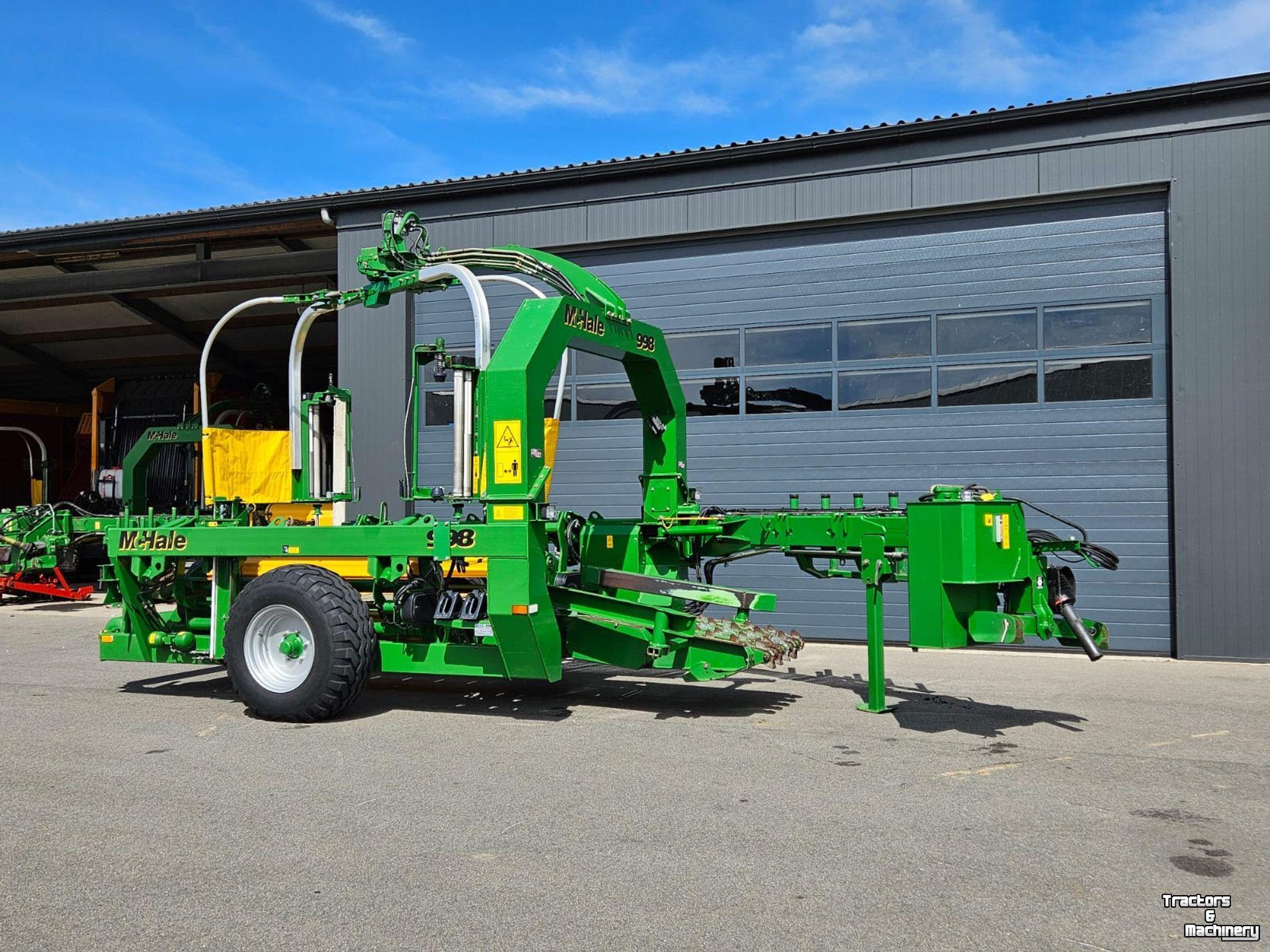Ballenwickelmaschine McHale 998 vierkantebalenwikkelaar
