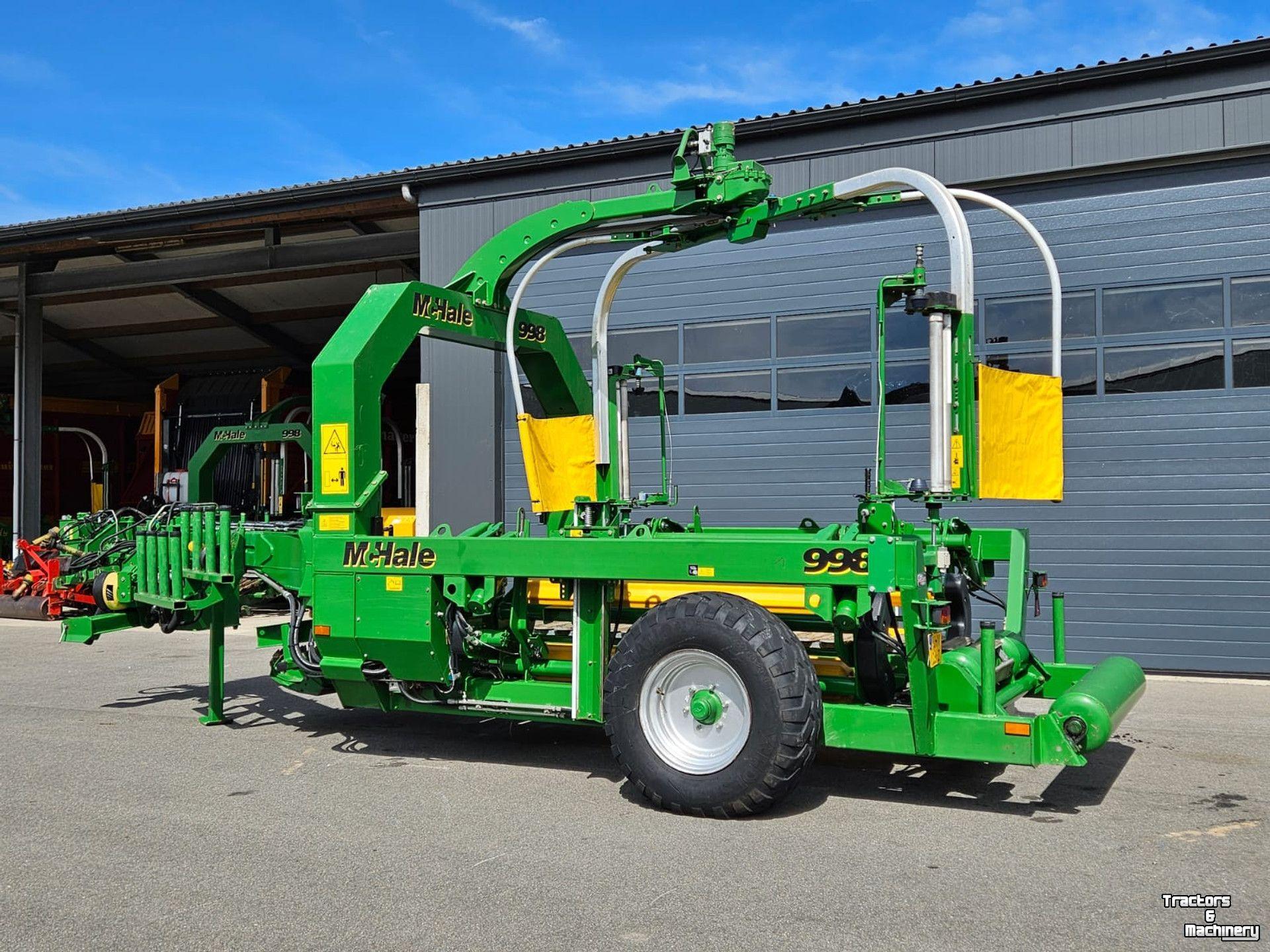 Ballenwickelmaschine McHale 998 vierkantebalenwikkelaar