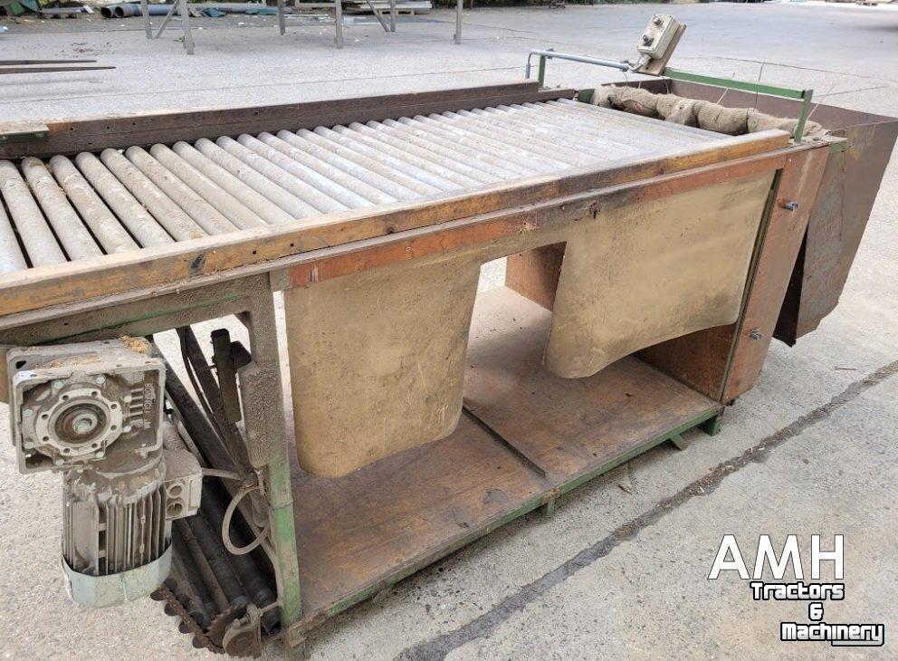 Förderband Schouten Leesband 2200X1000 ROLLENLEESTAFEL ROLLER INSPECTION BELT ROLLENVERLESETISCH