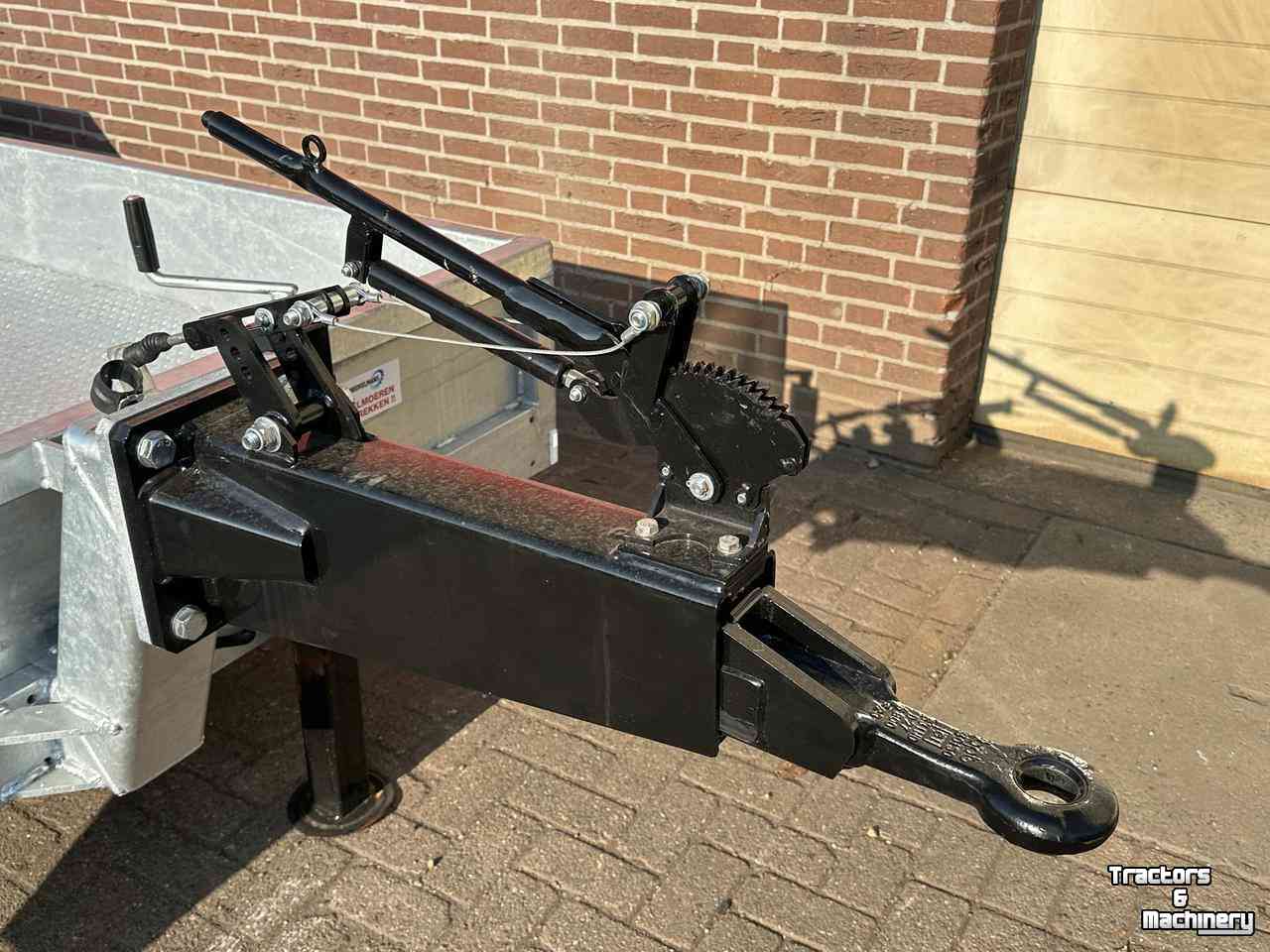 Tieflader / Anhänger AGM Inrij transportwagen / Oprijwagen / Machine transporter / Mini-dieplader