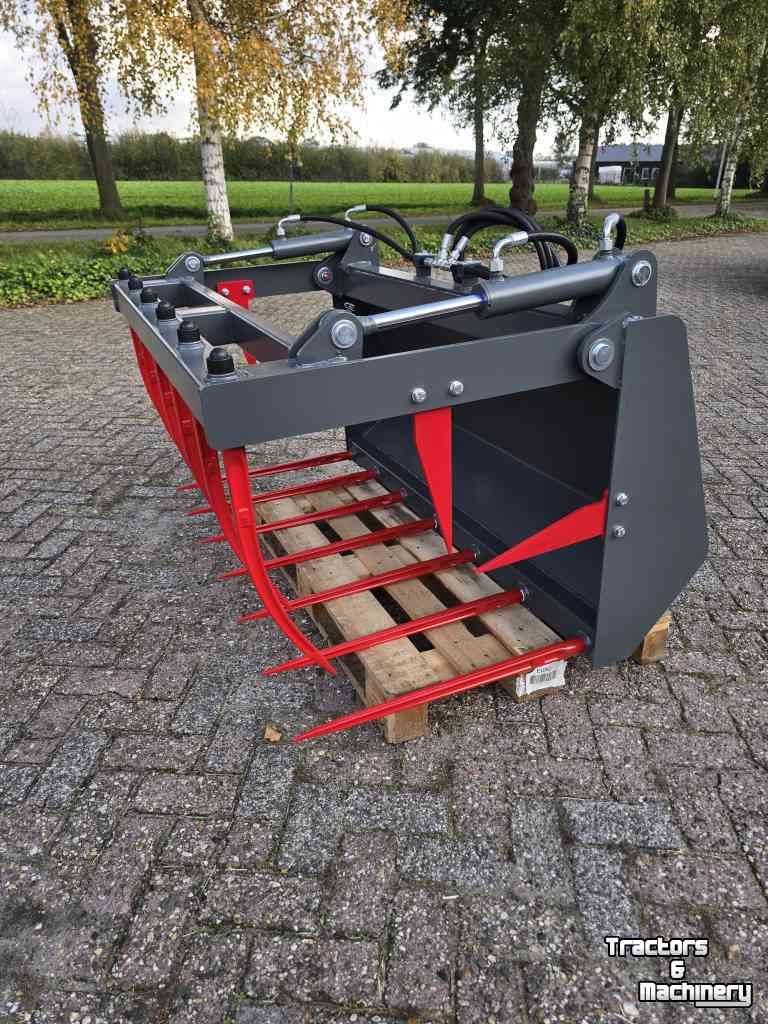Frontlader-Schaufel Stekro Mestklem 150 cm weideman aansluiting