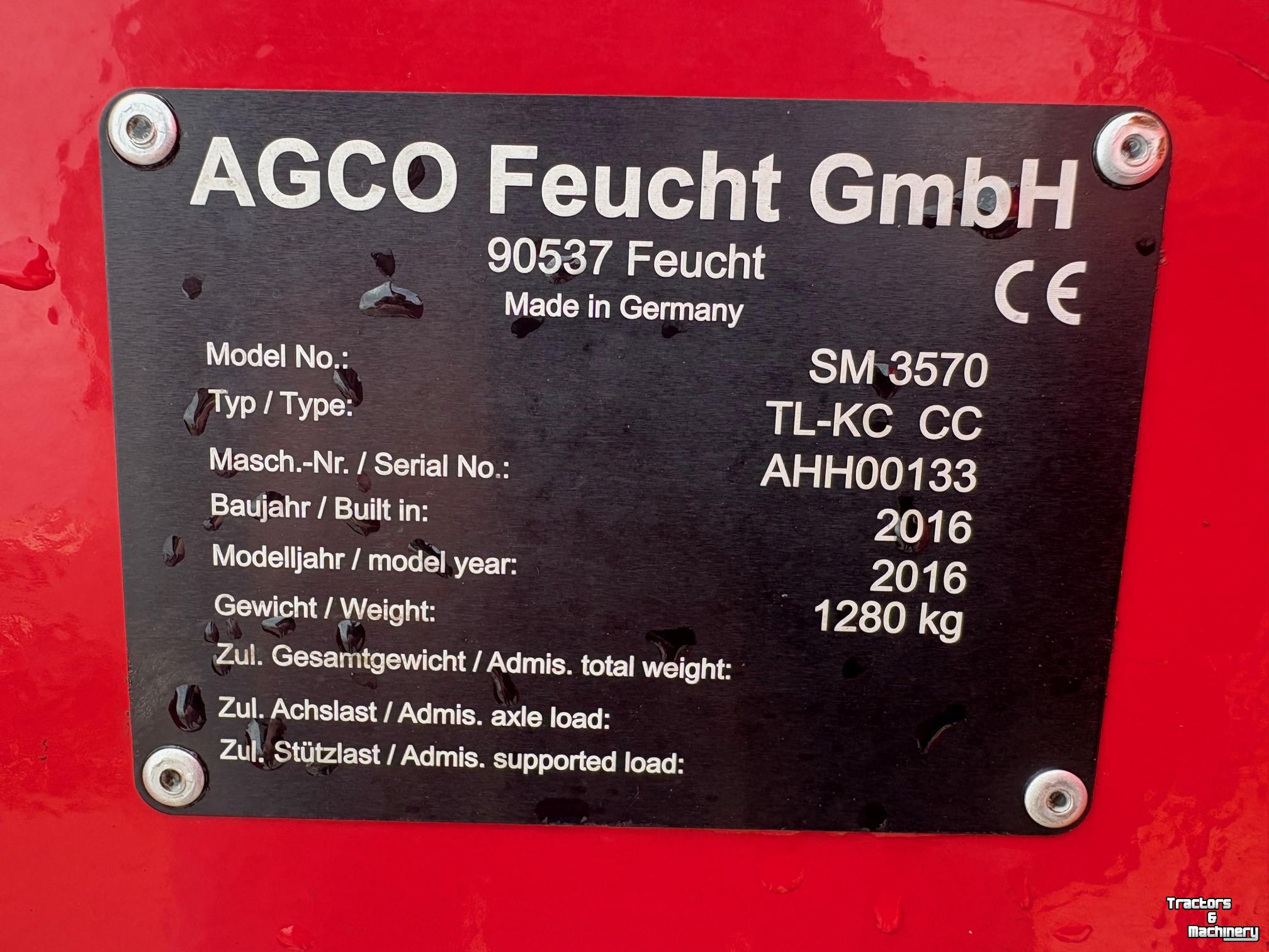 Mähwerk Fella SM 3570 TL-KC