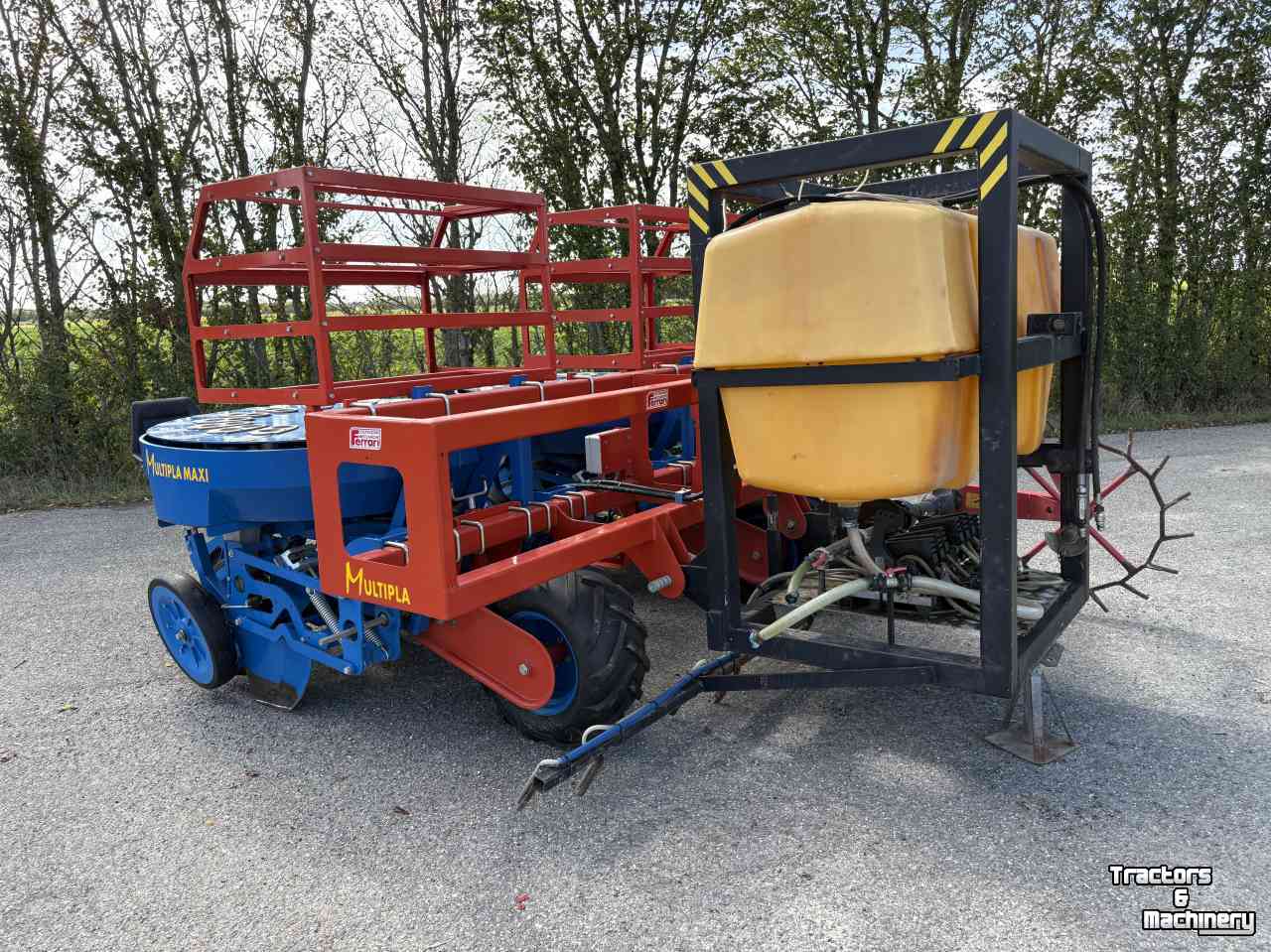 Pflanzmaschine Ferrari Multipla Maxi 4x75cm met plantspacing control
