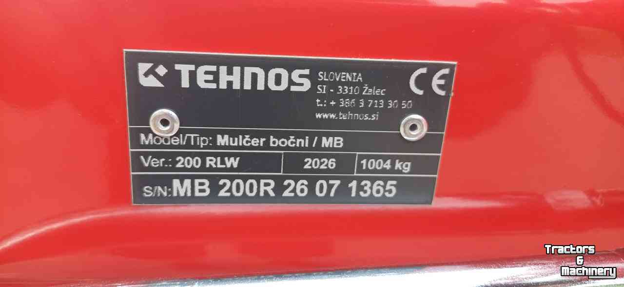 Schlegelmulchgeräte Tehnos MB200RLW Profi