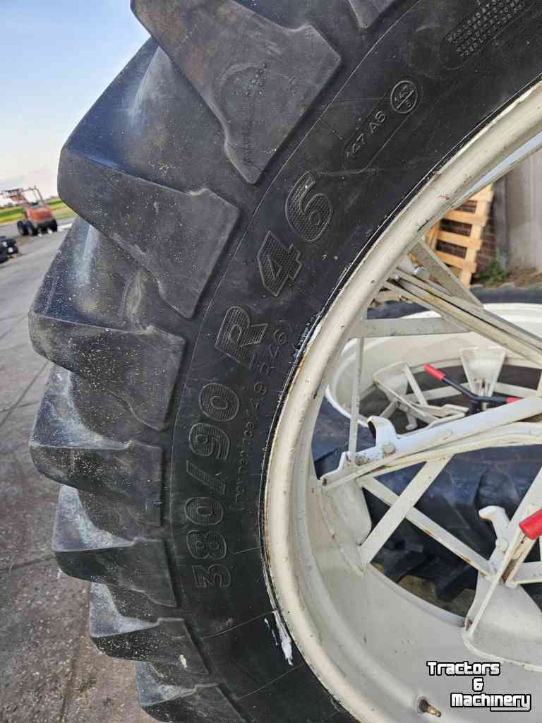 Räder, Reifen, Felgen & Distanzringe  Dubbellucht Michelin 380/90R46, Agribib Molcon