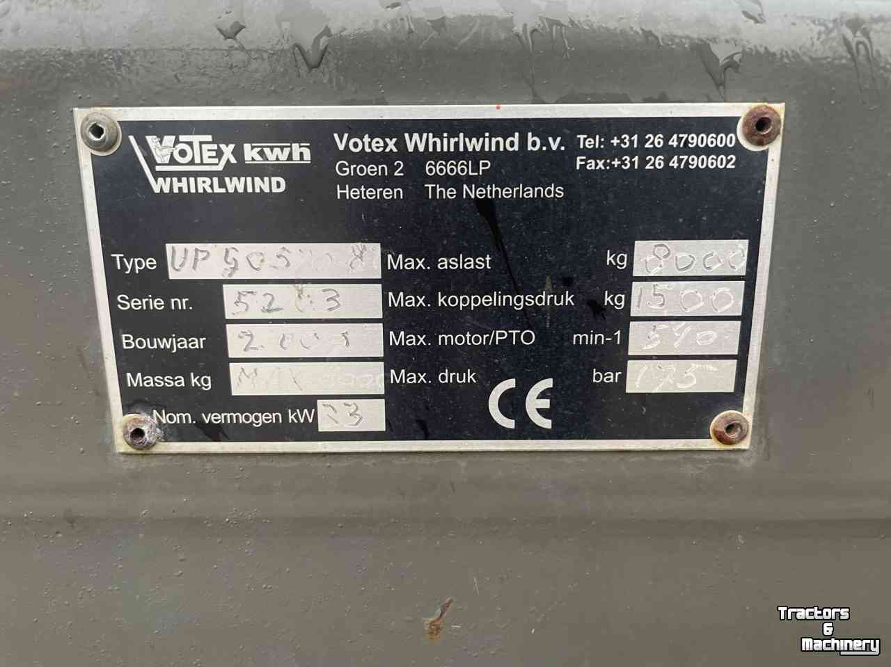 Blattsaugwagen Votex VT850 Zuigwagen
