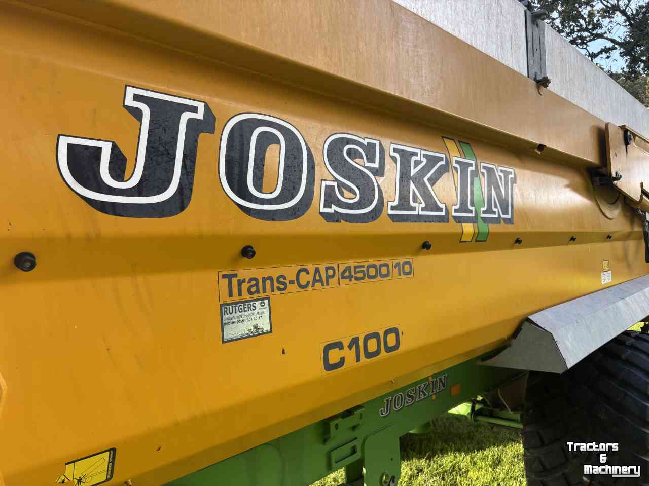 Kipper Joskin Transcap 4500/10 kieper enkelas