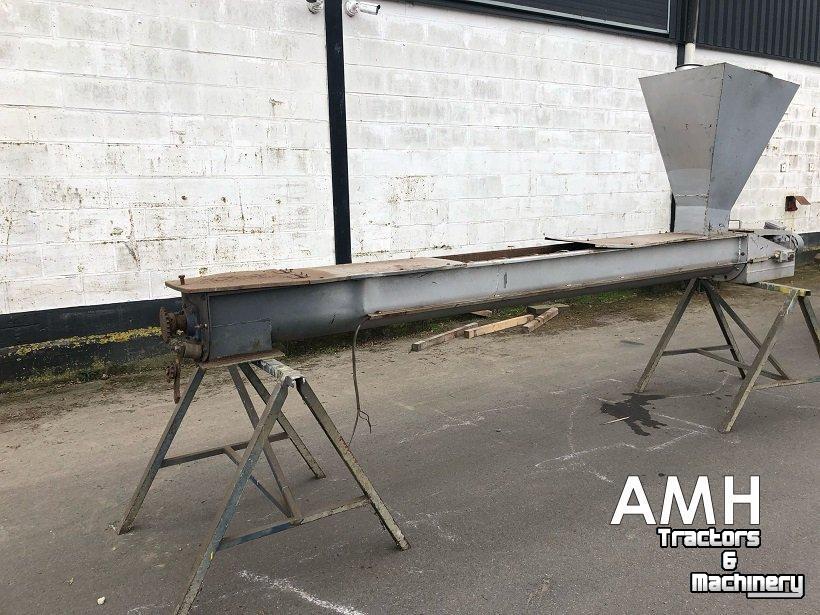 Steigförderband  Worm transportband 4010X390 Worm transportband Schneckenförderer