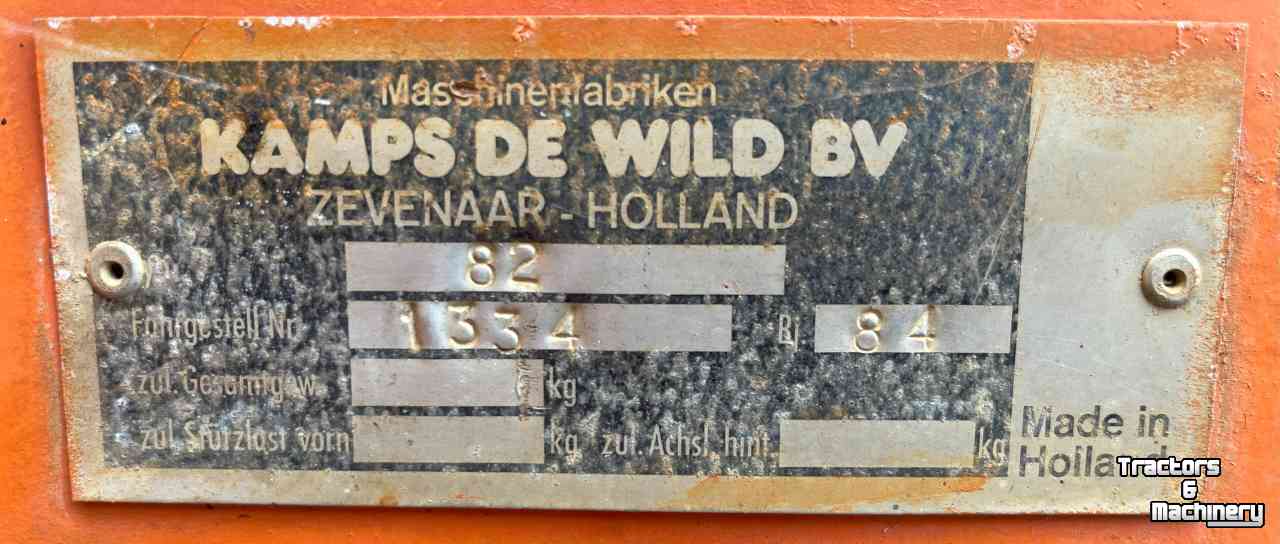 Beregnungsmaschine Kaweco 80-270 beregeningshaspel diversen