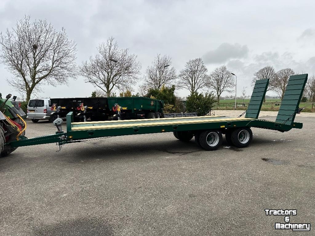 Tiefladeanhänger Palmse Trailer PT5750 oprijwagen machine transporter