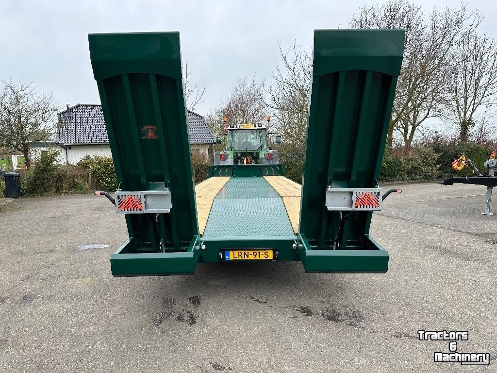 Tiefladeanhänger Palmse Trailer PT5750 oprijwagen machine transporter