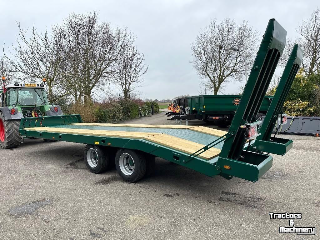 Tiefladeanhänger Palmse Trailer PT5750 oprijwagen machine transporter