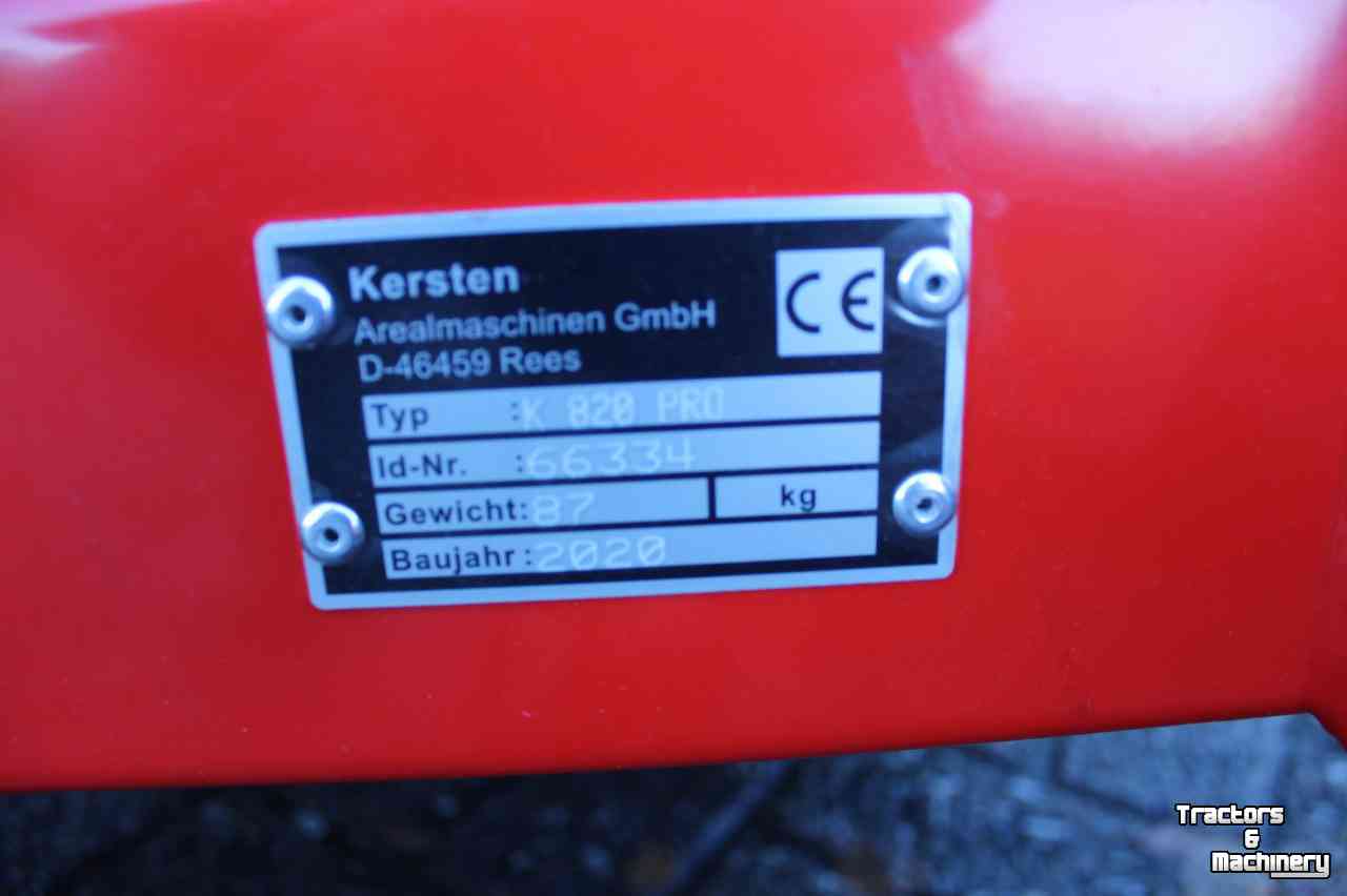 Kehrmaschine Kersten K820 Pro werktuigdrager met bezem