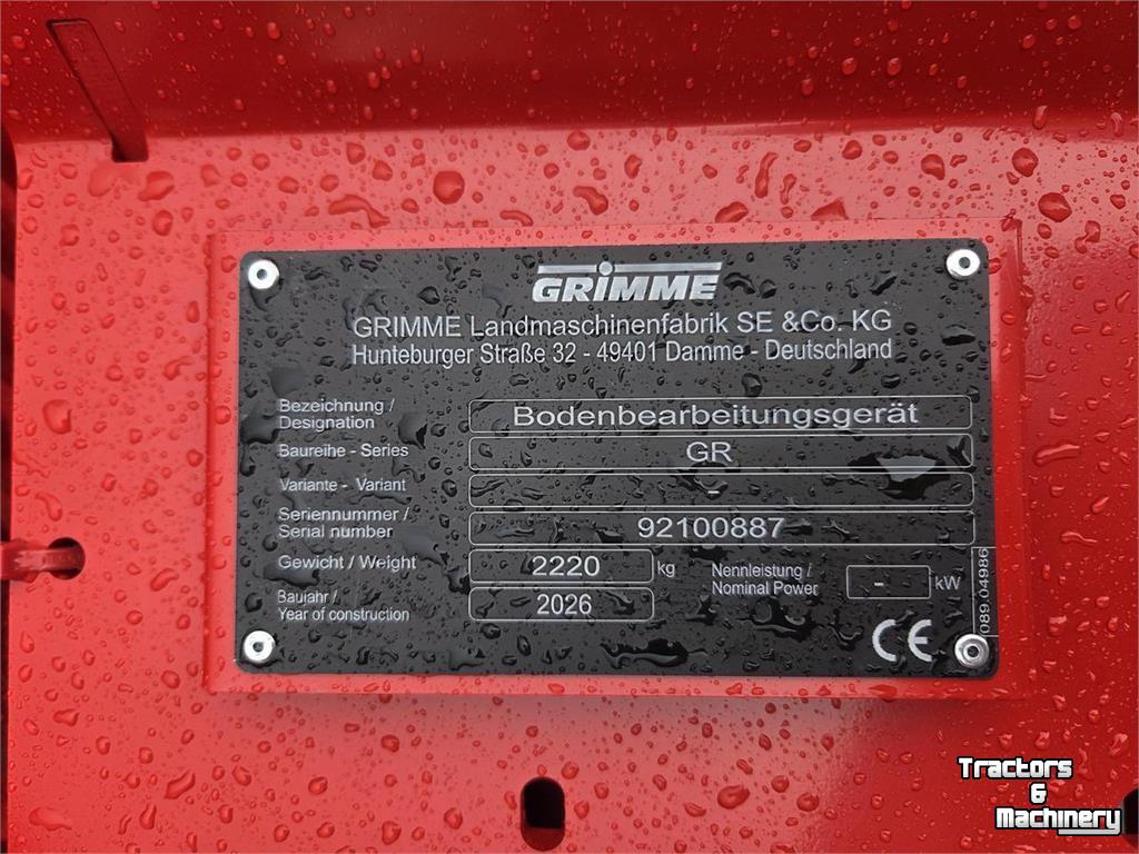 Bodenfräse Grimme GR 300