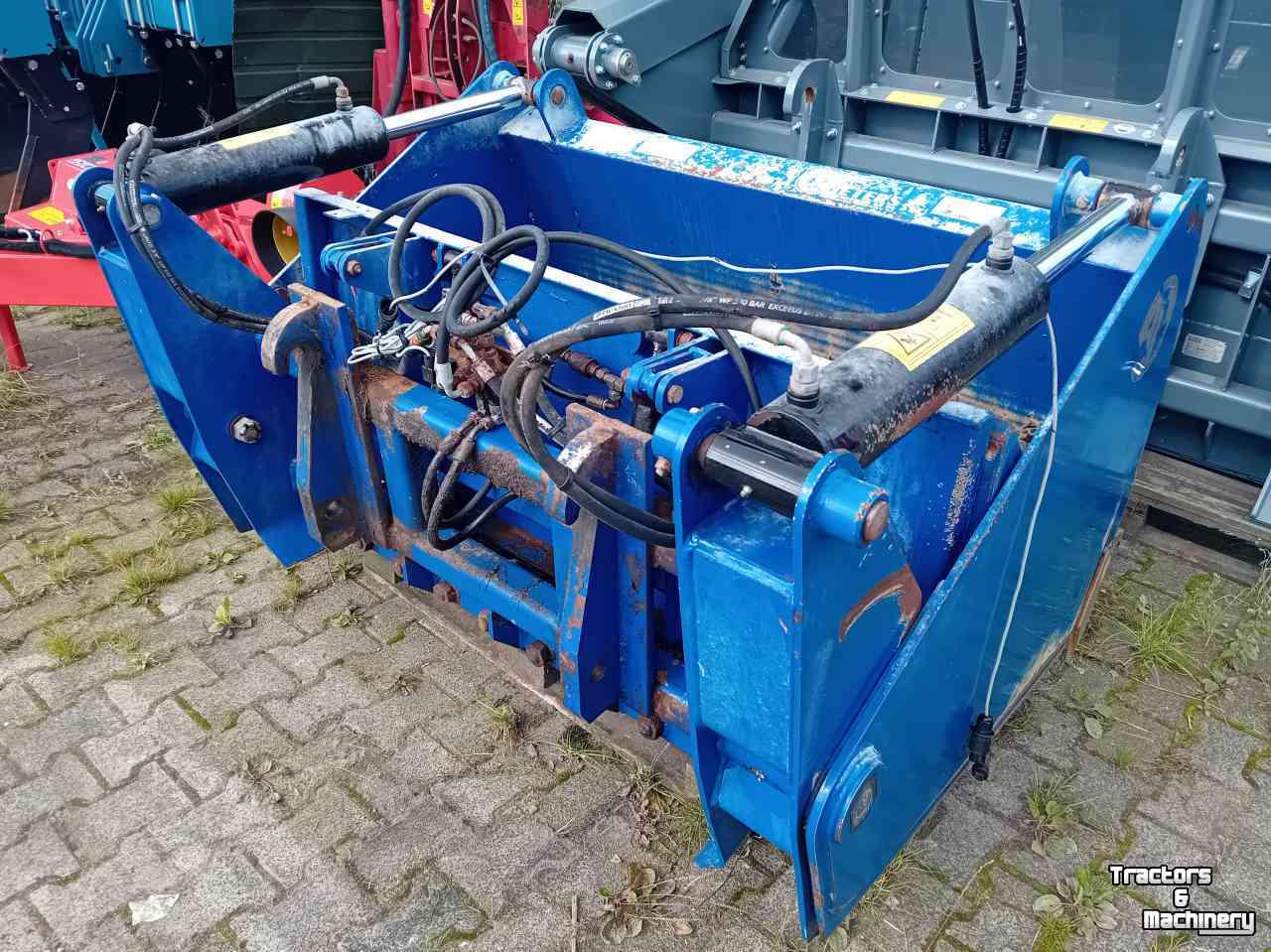 Silageschneidezange AP NP 1600 HA-IB Kuilhapper met afschuiver en inzetbak