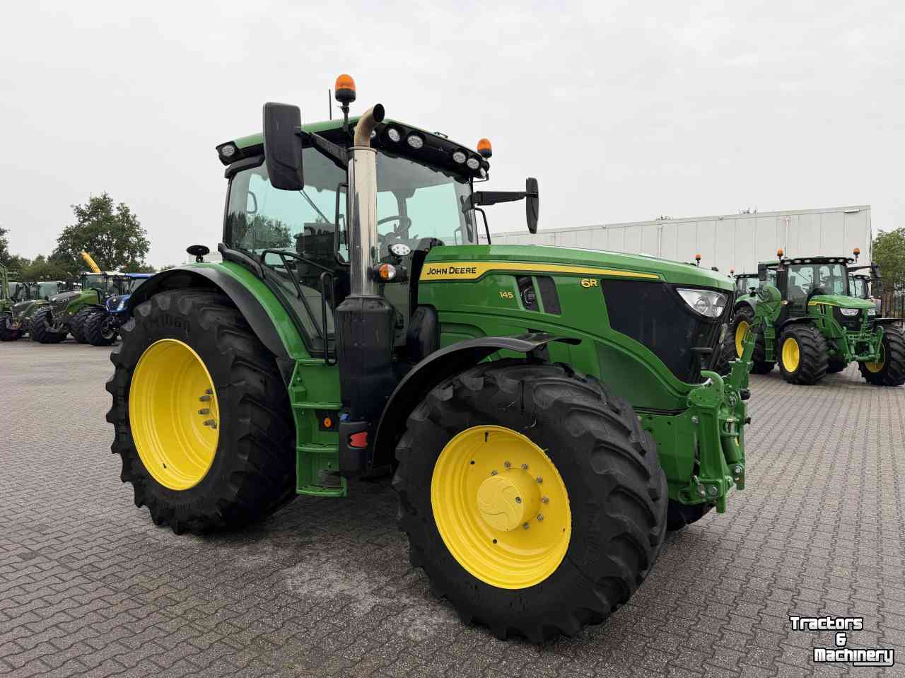 Schlepper / Traktor John Deere 6R145 AP 50KM 2023 3380 UUR VF BANDEN!!!