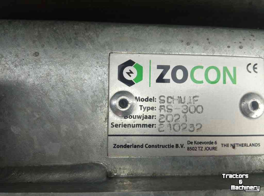 Gummi-Schieber Zocon Rubberschuif AS 300 Mechanisch Nieuw