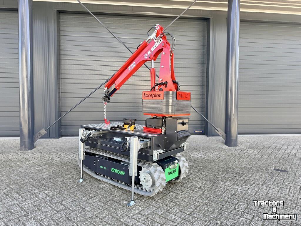 Raupenbagger  Emovr TRC1.5 Hydraulische-kraan 1000Kg - 1M