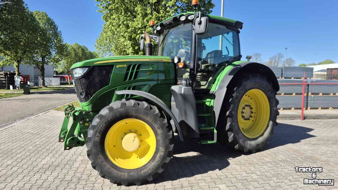 Schlepper / Traktor John Deere 6190R AP 50, Fronthef, TLS, HCS