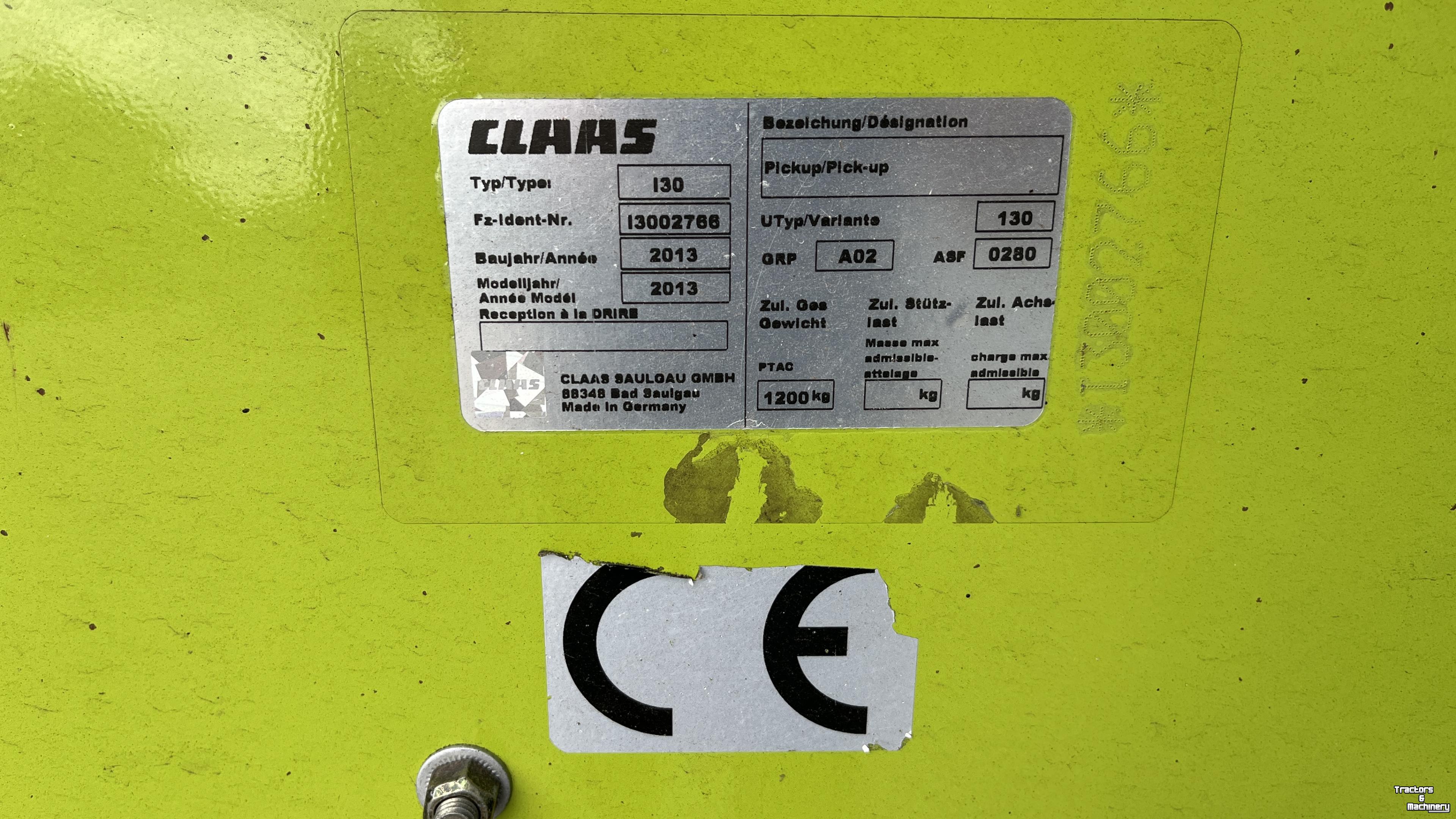 Maisgebiss Claas PICK UP 300 PRO T