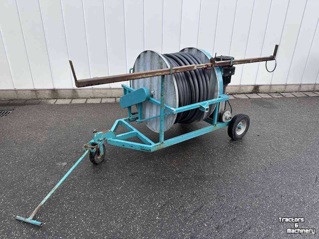 Schlauchhaspel Irriland Irriland 100/40/110 slangenhaspel gegalvaniseerd, 110 meter x 40 mm ø, met afstandsbediening