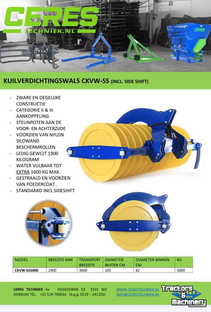 Silo Verdichtungswalze Ceres CKVW-SS