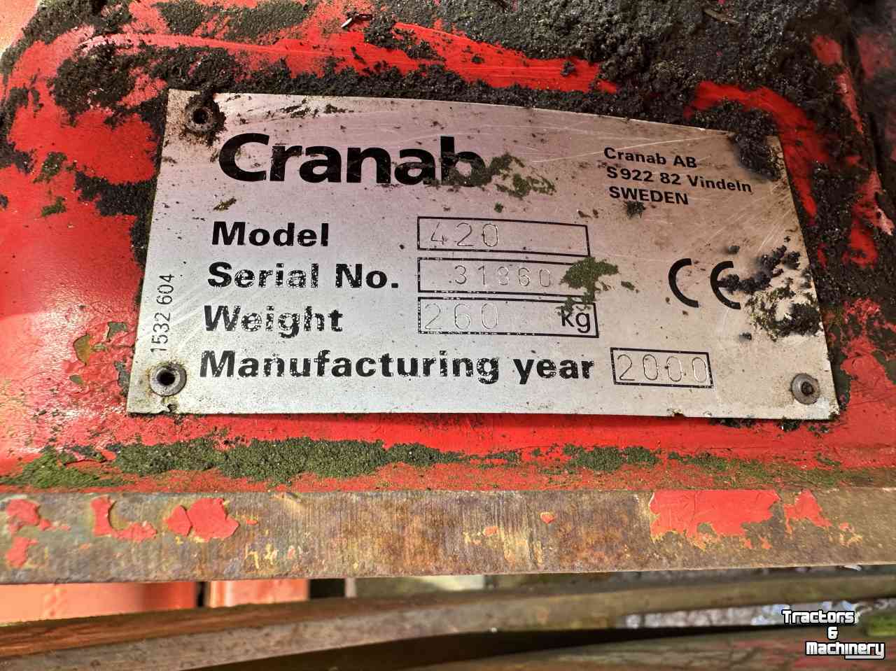 Hydraulischen Baumgreifer Cranab 420