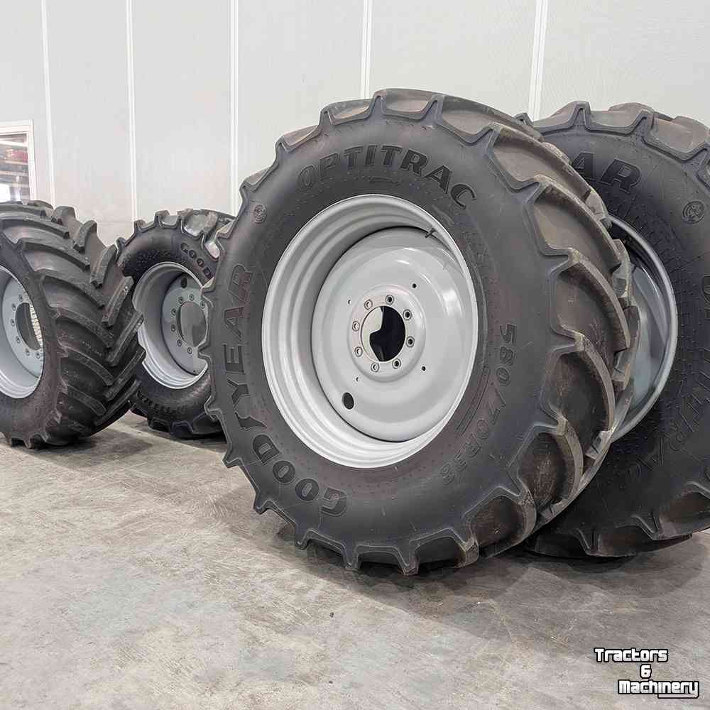Räder, Reifen, Felgen & Distanzringe Good Year 480/70R28 en 580/70R38