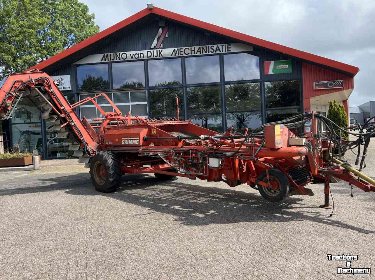 Zwiebelroder Grimme DL 1500, uienrooier, egelband