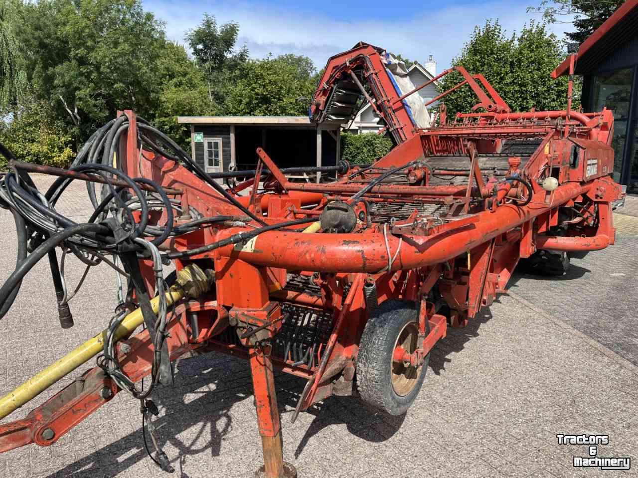 Zwiebelroder Grimme DL 1500, uienrooier, egelband