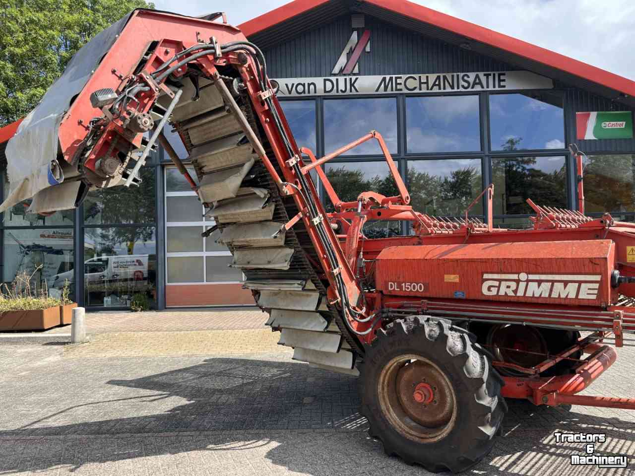 Zwiebelroder Grimme DL 1500, uienrooier, egelband
