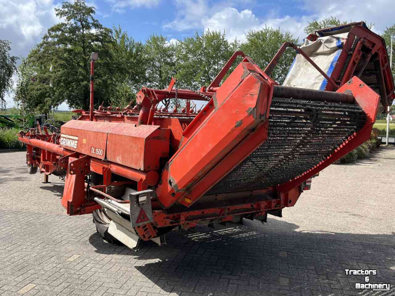 Zwiebelroder Grimme DL 1500, uienrooier, egelband