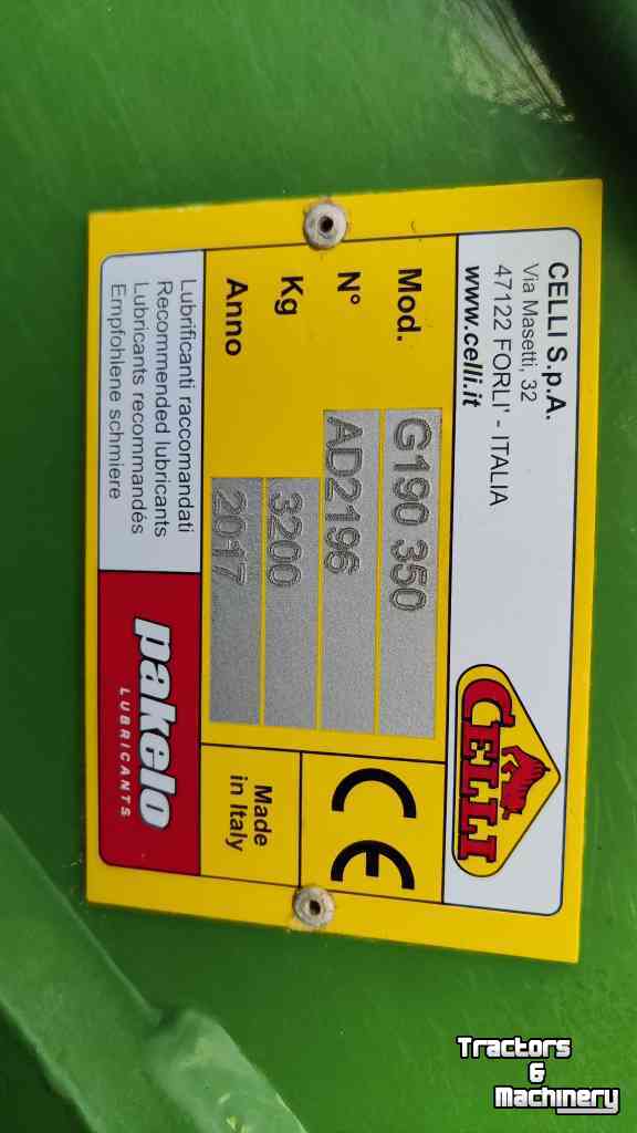 Spatenmaschine Celli G190-350 + Ranger 350