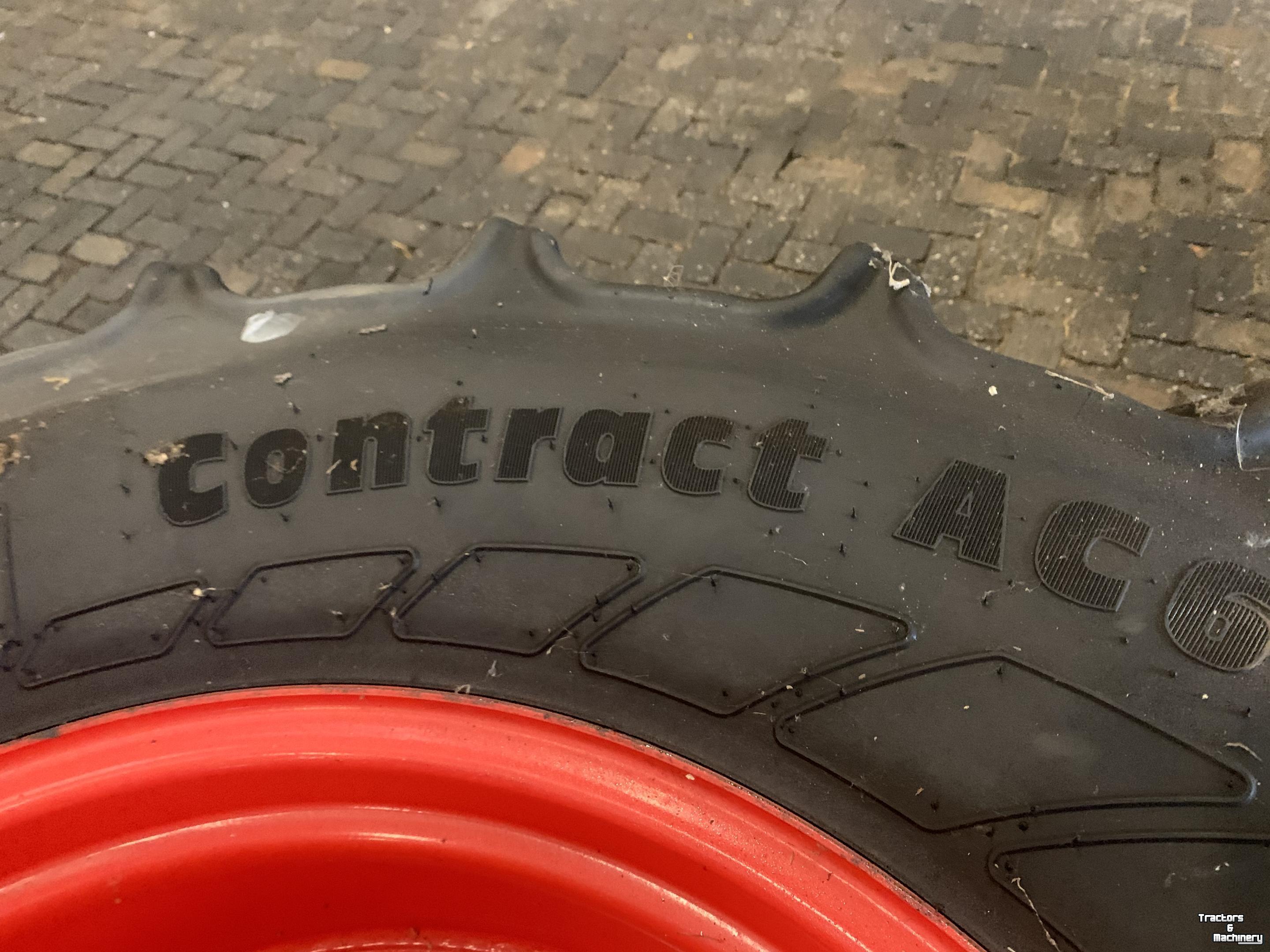 Räder, Reifen, Felgen & Distanzringe Continental 540/65R28 op Fendt velg