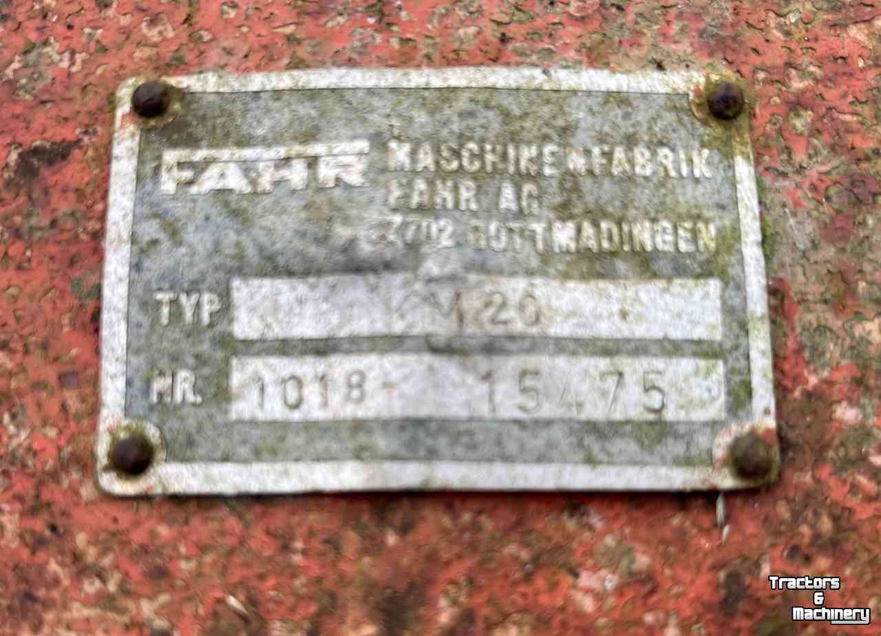 Mähwerk Fahr KM20 trommelmaaier, weidebouwmachines.