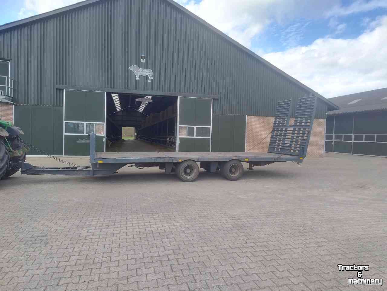 Tiefladeanhänger  Optijd wagen