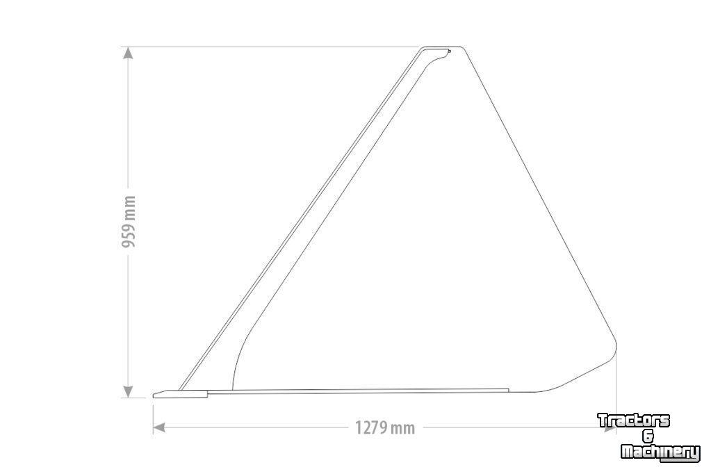 Ladeschaufeln Qmac Volumebak XL 180 Standaard - 1080 L