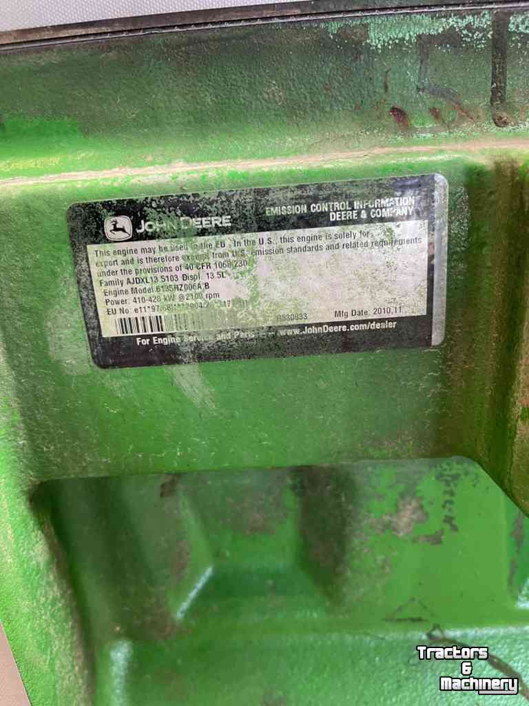 Gebrauchte Teile für Feldhäcksler John Deere JD6135 Reman motor