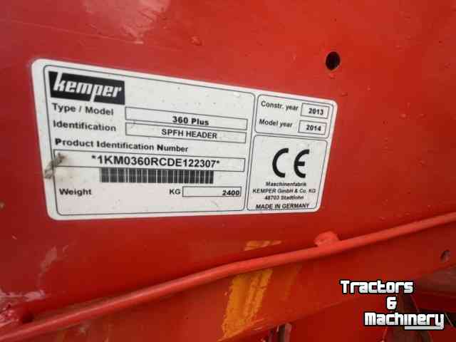 Maisgebiss Kemper M 360 Plus - CL