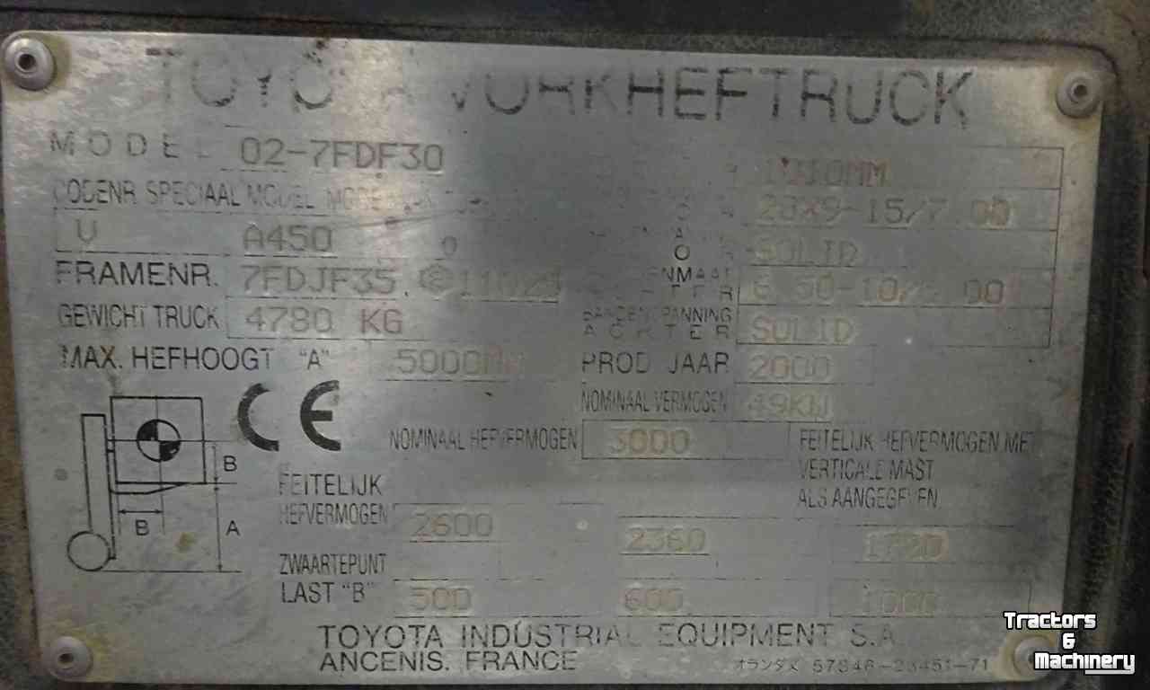 Gabelstapler Toyota 02-7FDF30