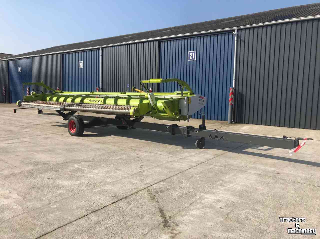 Schneidwerke & Pick-up Claas C750 met graszaadopraper