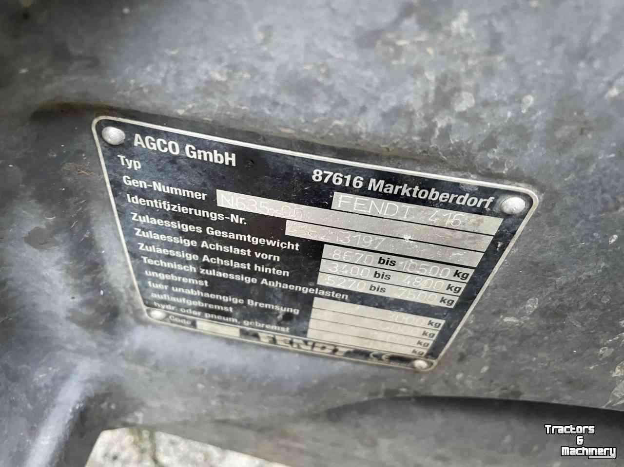 Schlepper / Traktor Fendt 516 Vario Profi TMS